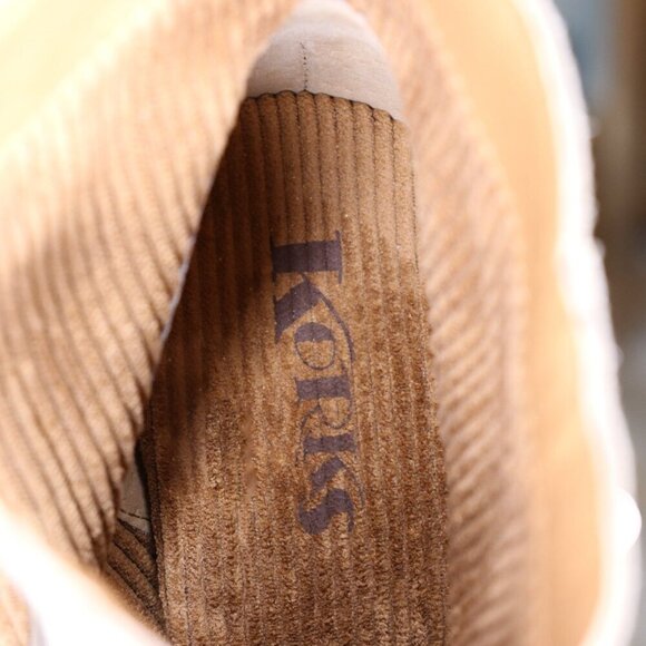 Korks by Kork-Ease Esmerelda Ankle Boots Women’s 10 M Taupe Suede Block Heel Zip - Picture 12 of 16